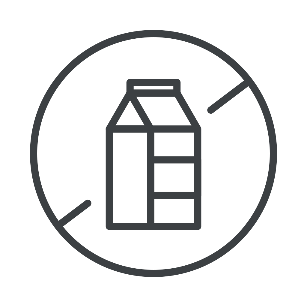 Icon indicating this product is dairy free