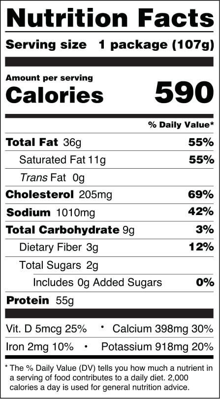 Nutrition Facts