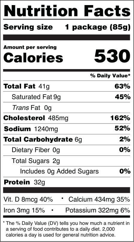 Nutrition Facts