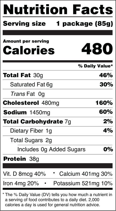 Nutrition Facts