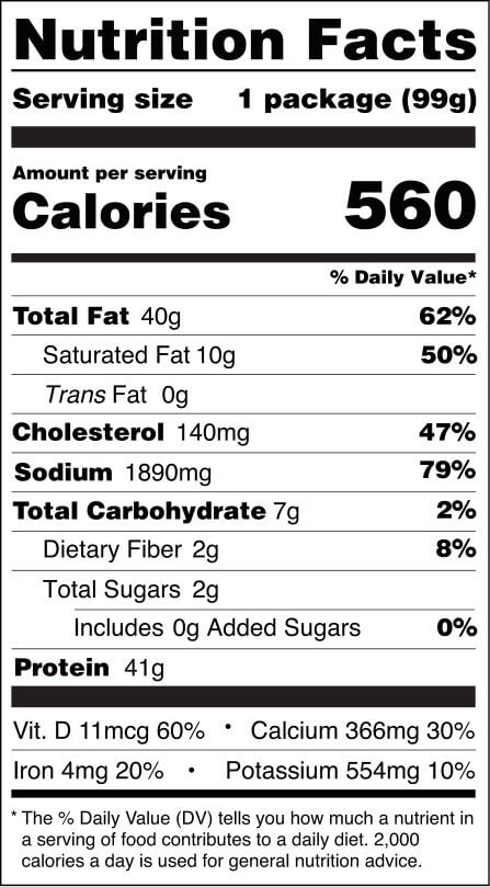 Nutrition Facts