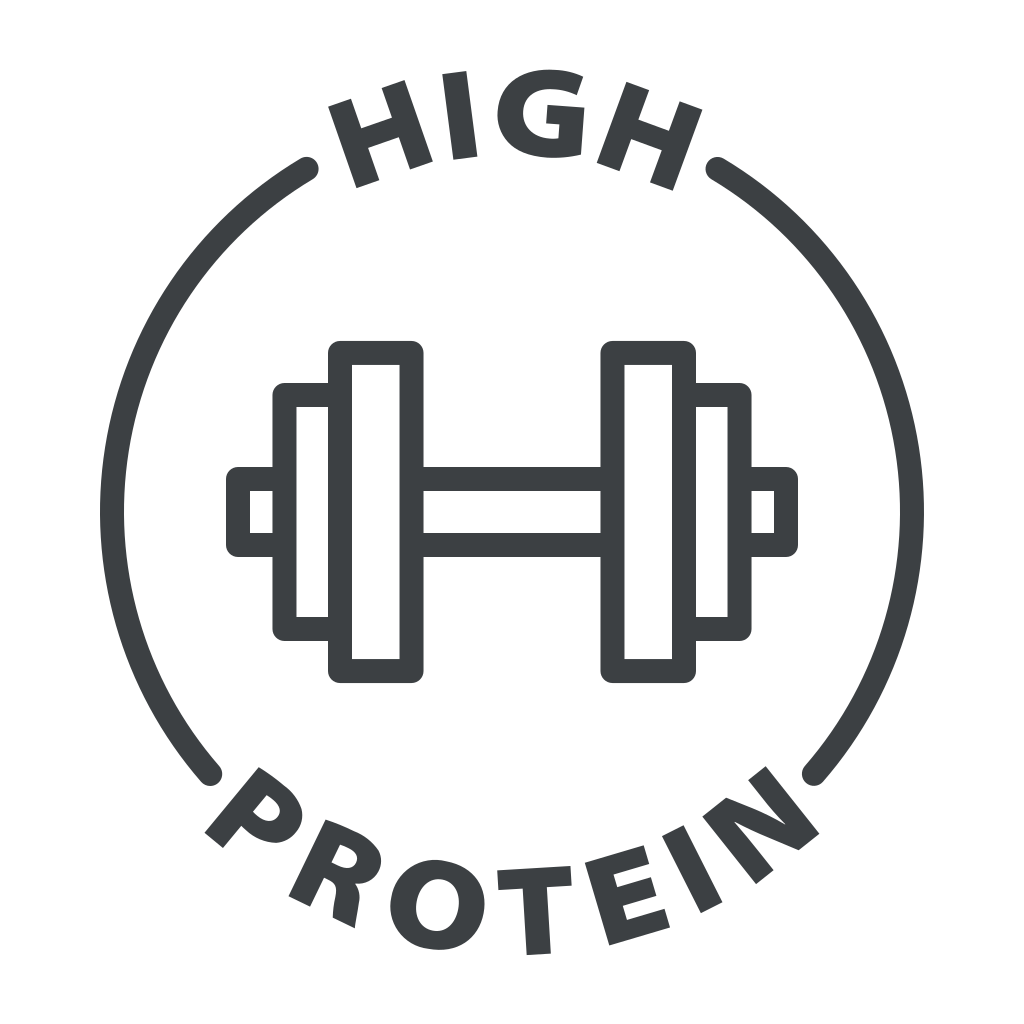 Icon indicating this product is high in protein