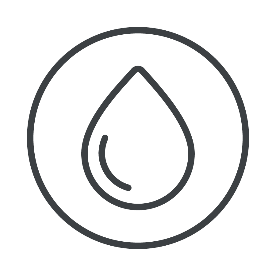 Icon indicating this product require minimal water